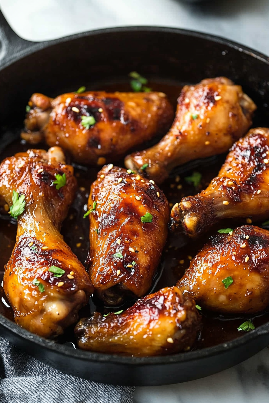Sticky Chicken Recipe Final Dish Presentation