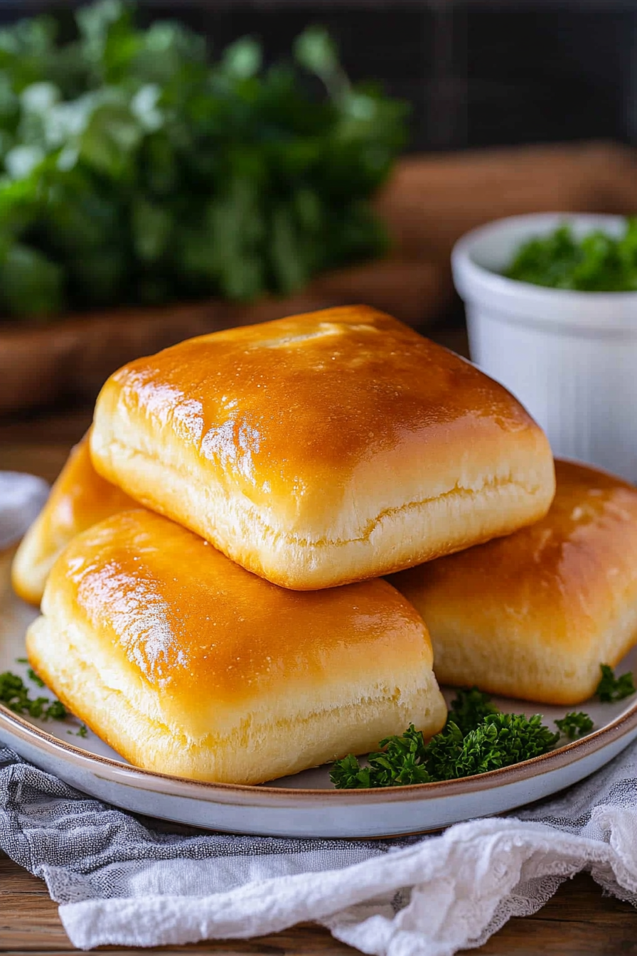Texas Roadhouse Rolls Recipe Final Dish Presentation
