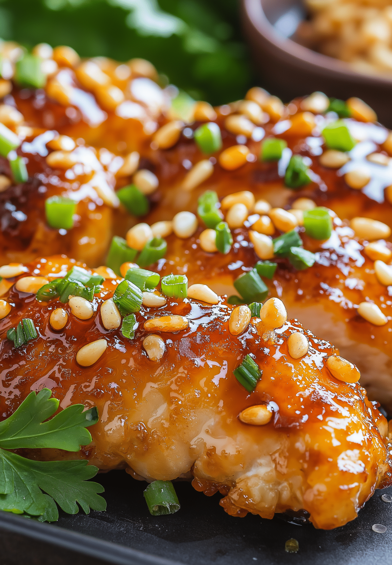 Baked Crunchy Hot Honey Chicken Recipe