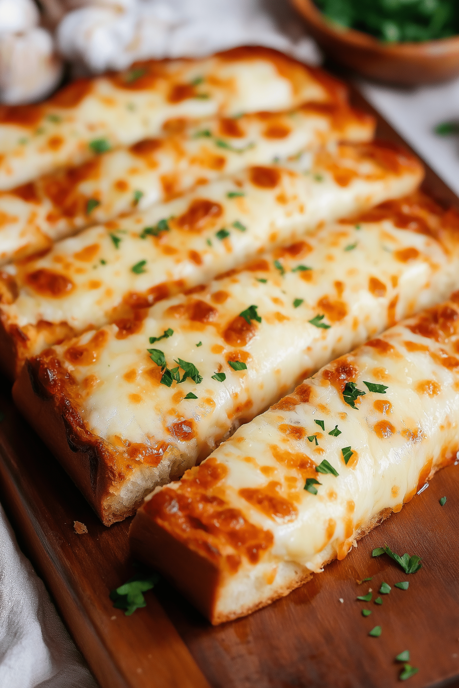 Cheesy Garlic Bread Recipe - Bake with Zoha