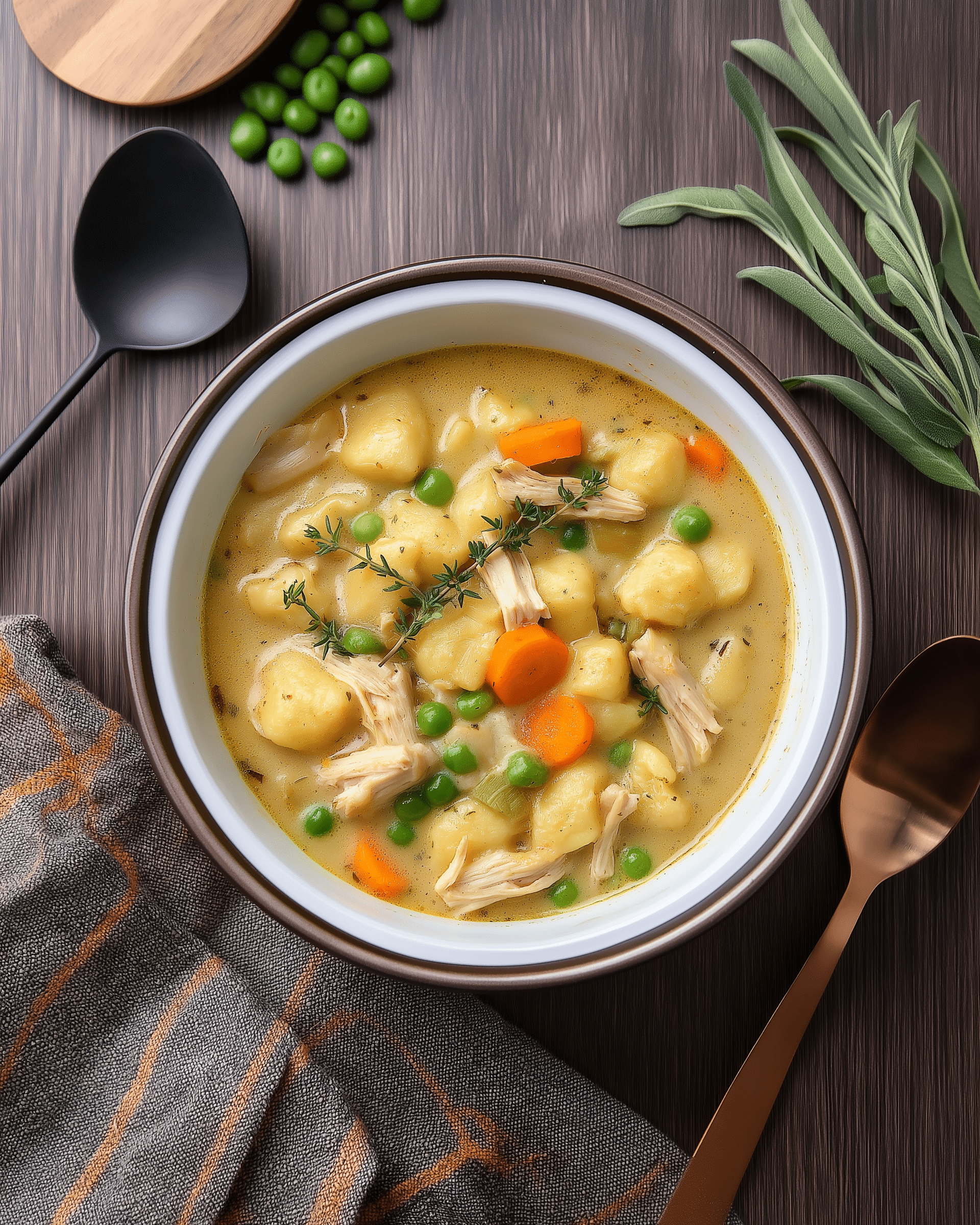 One Pot Gnocchi Chicken Pot Pie