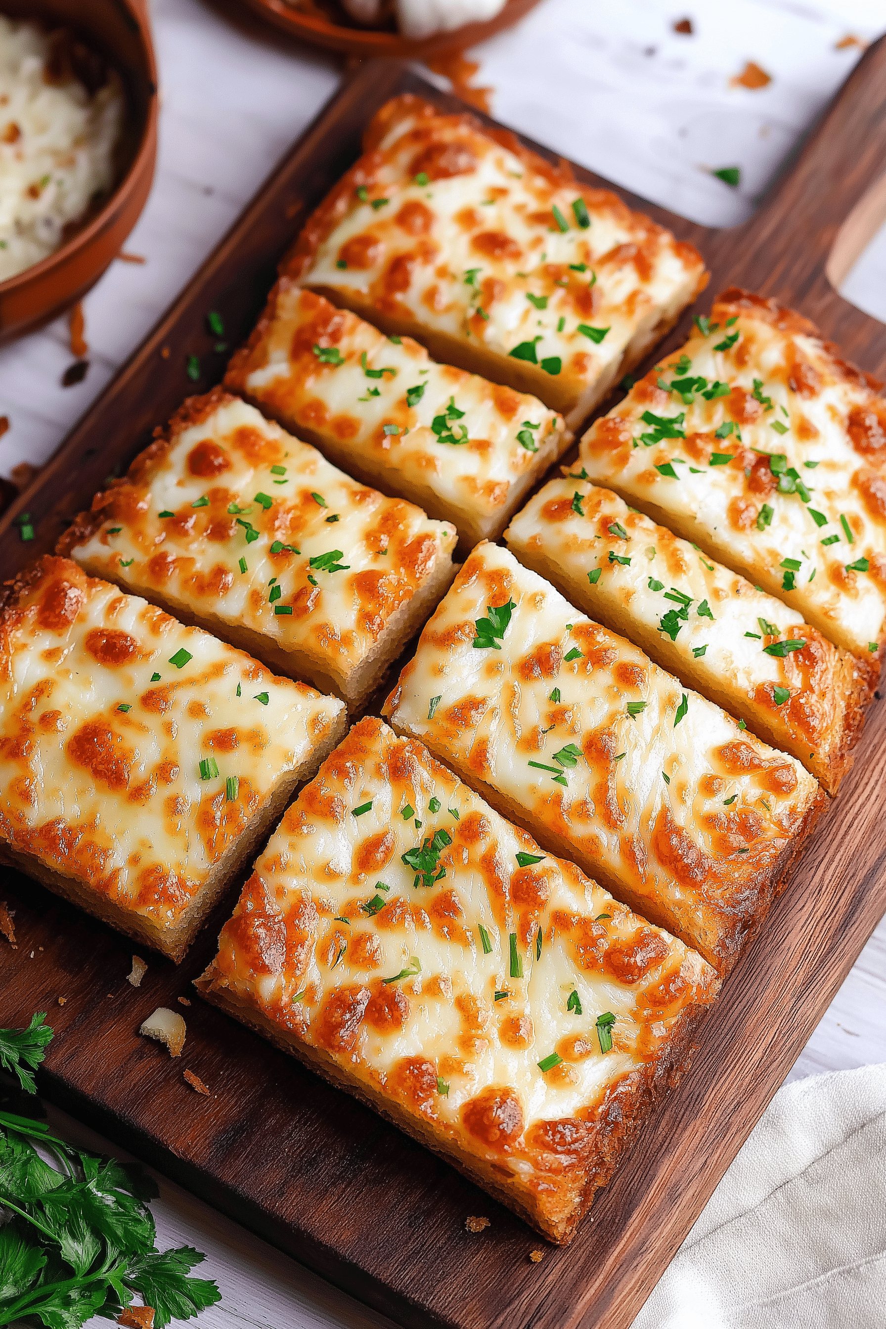 Cheesy Garlic Bread Recipe - Bake with Zoha