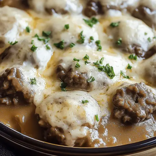 Amish Hamburger Steak Bake