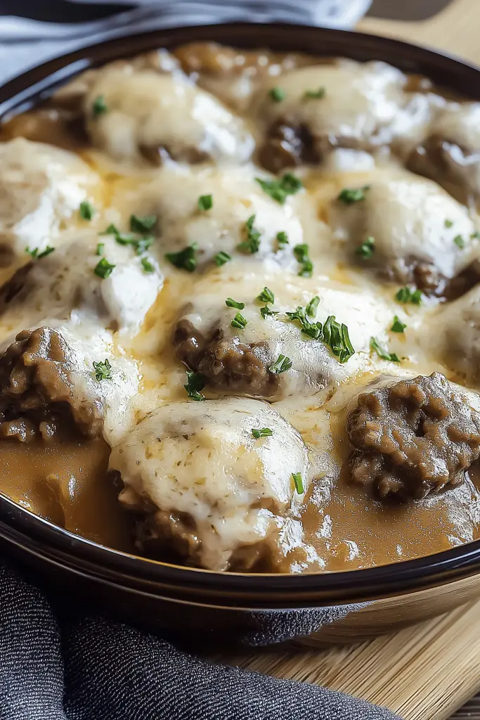 Amish Hamburger Steak Bake
