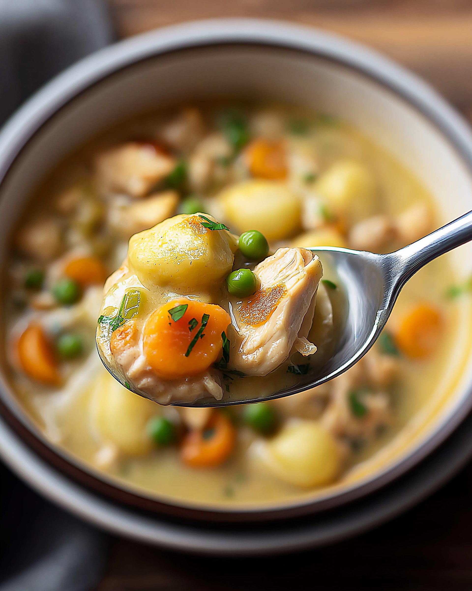 One Pot Gnocchi Chicken Pot Pie