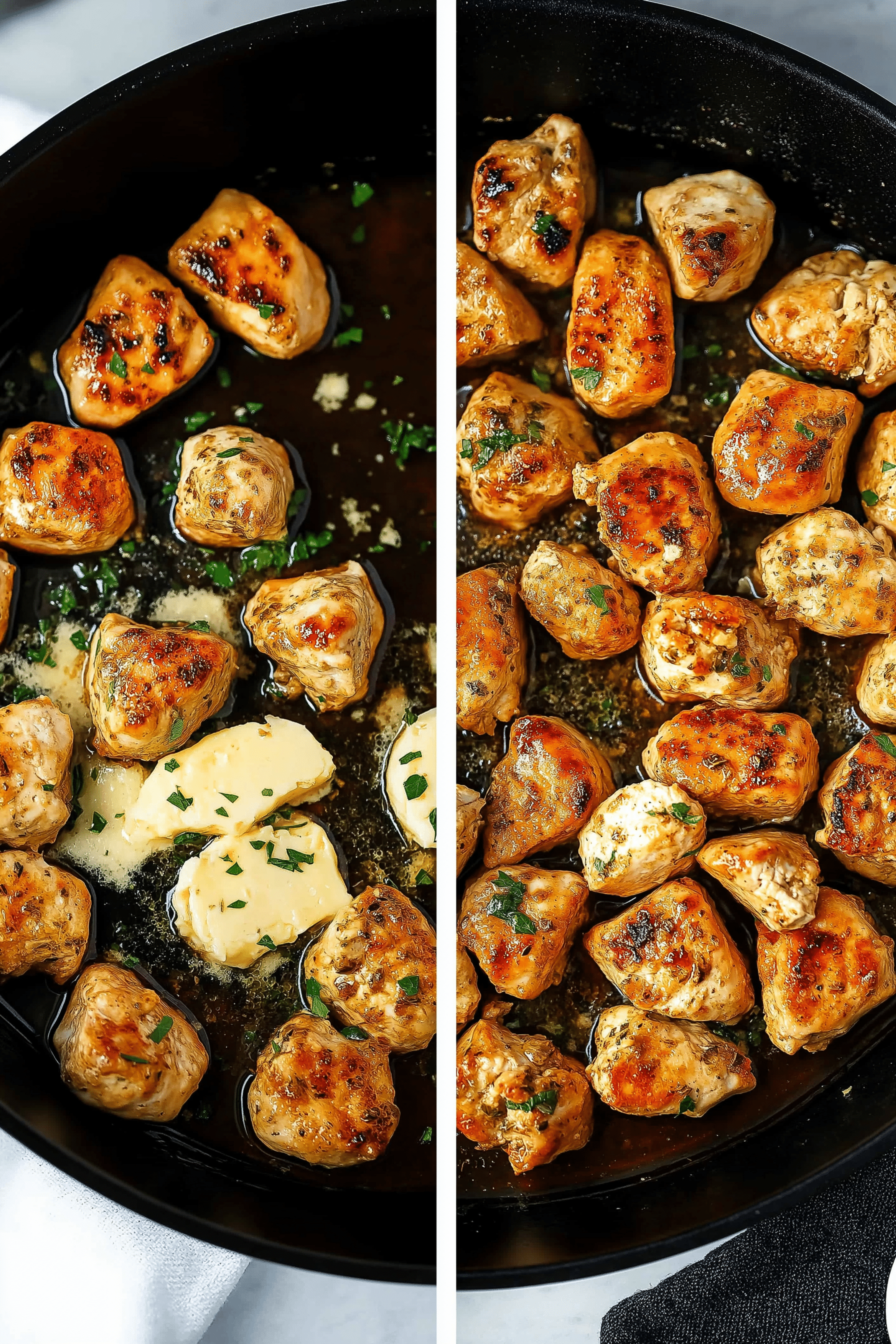 15-Minute Garlic Butter Chicken Bites: Easy One-Pan Recipe