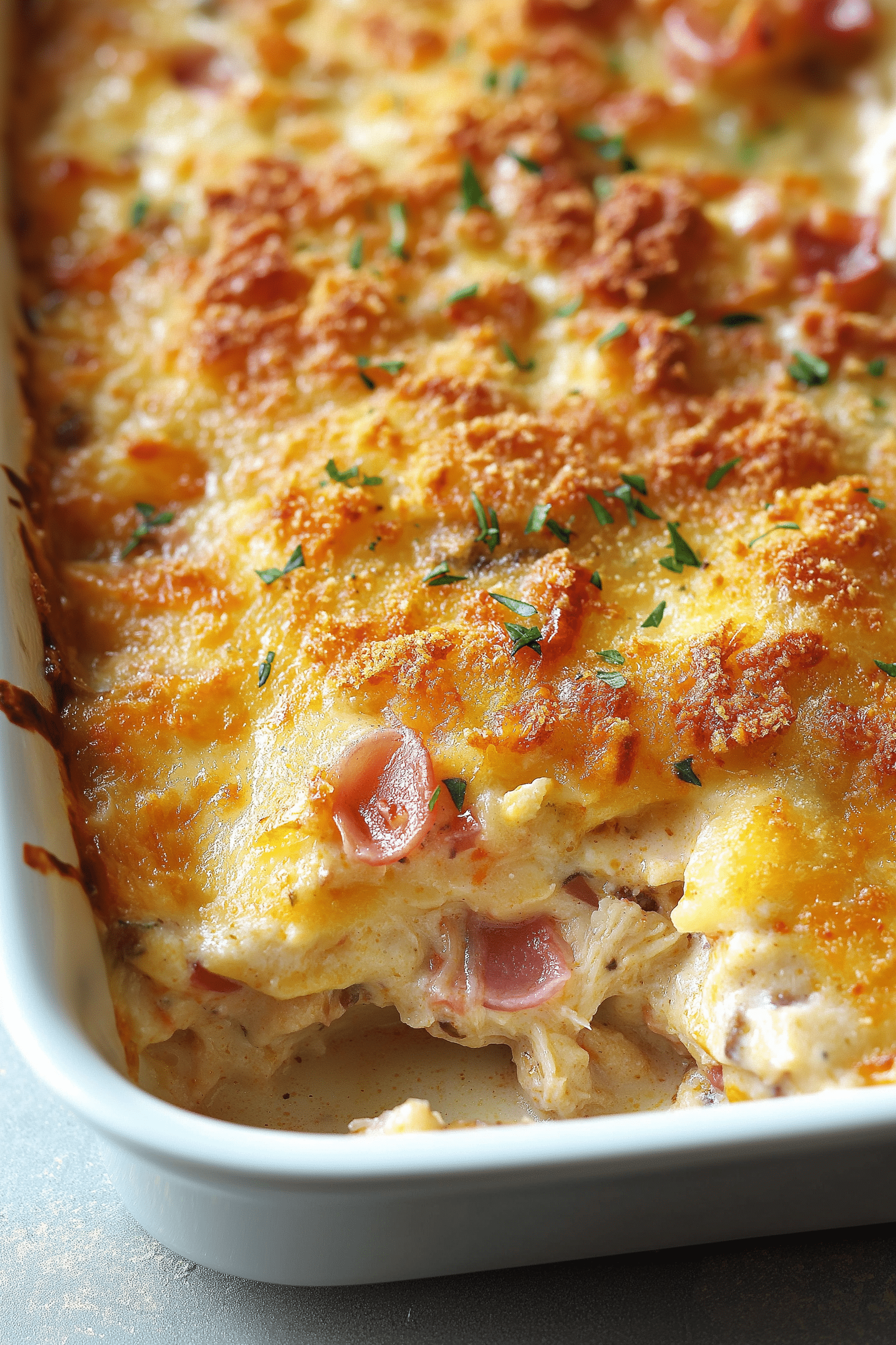 Chicken Cordon Bleu Casserole