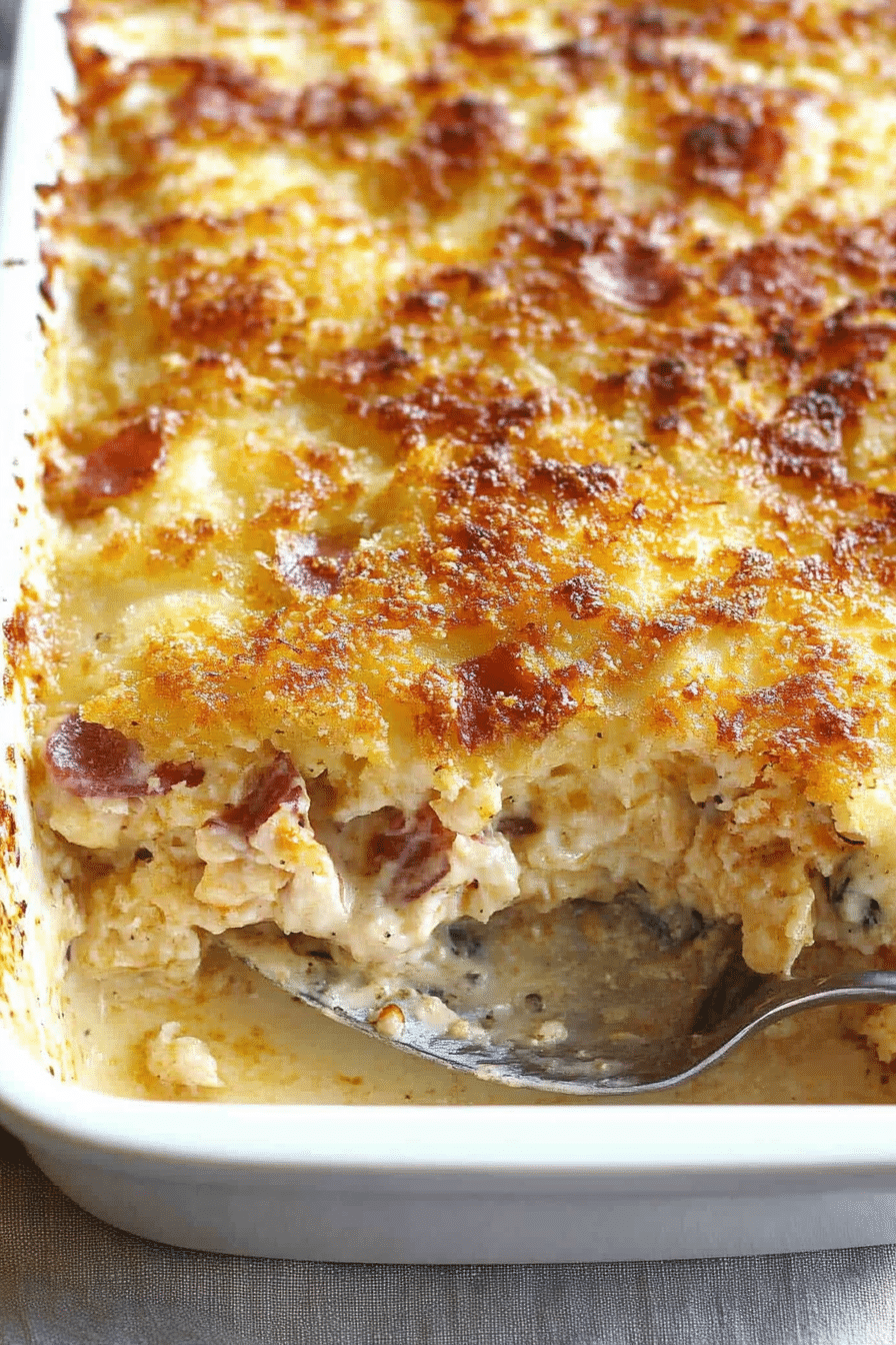 Chicken Cordon Bleu Casserole