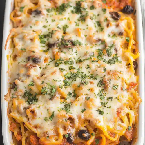 spaghetti casserole recipe