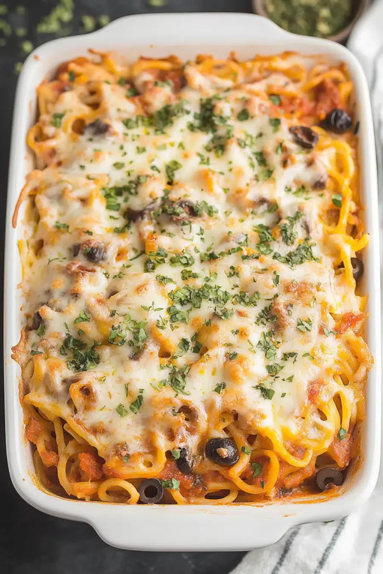 spaghetti casserole recipe