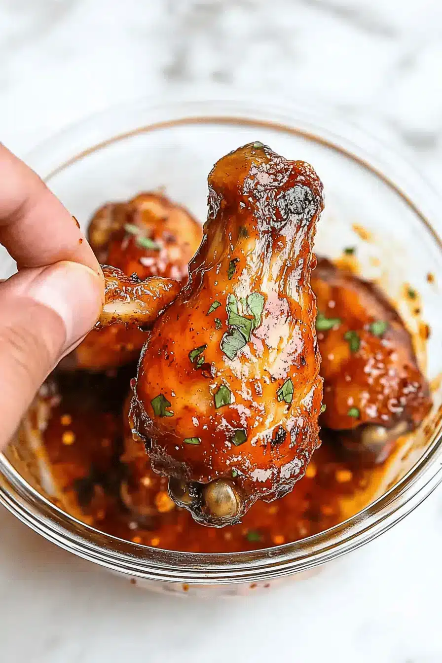 Air-Fried Sweet Chili Chicken Wings ingredients