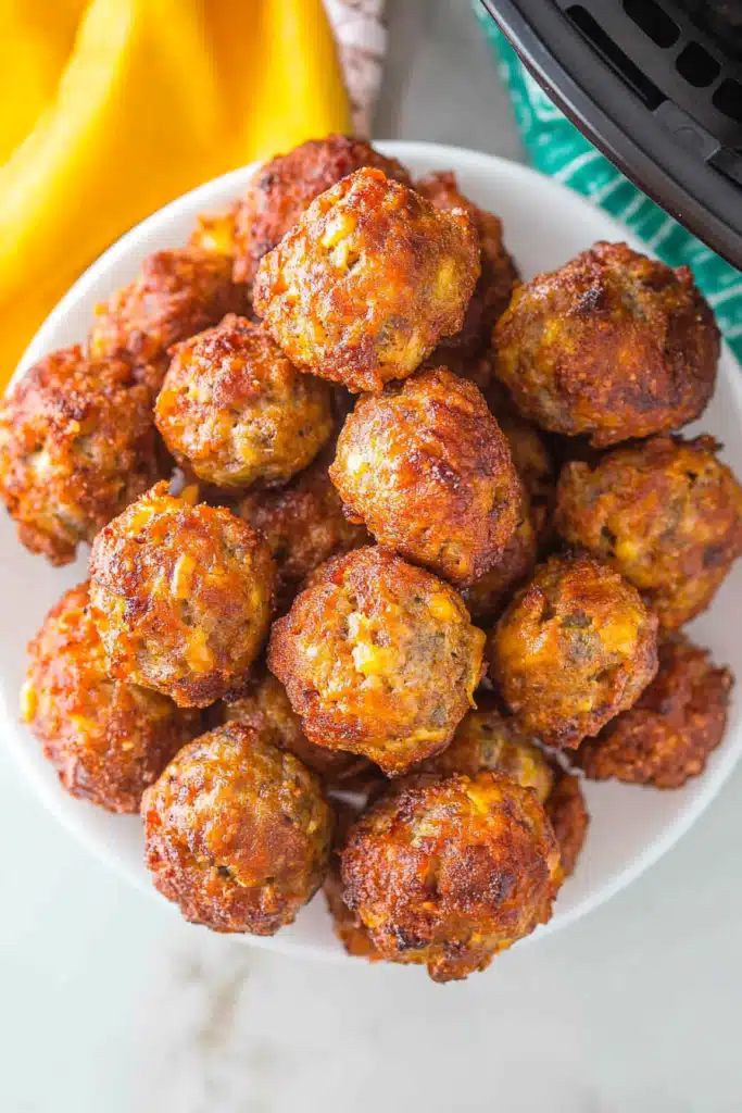 Air Fryer Bisquick Sausage Balls