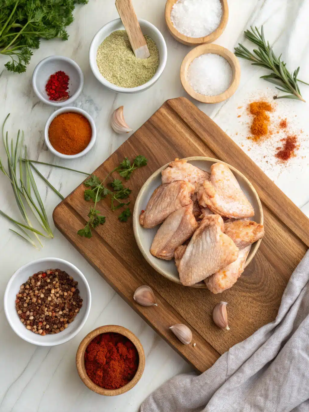 Air Fryer Buffalo Chicken Wings ingredients