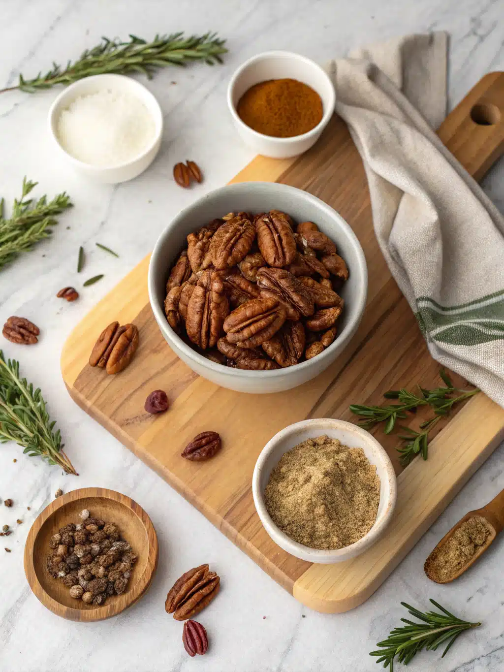 Air Fryer Candied Pecans ingredients