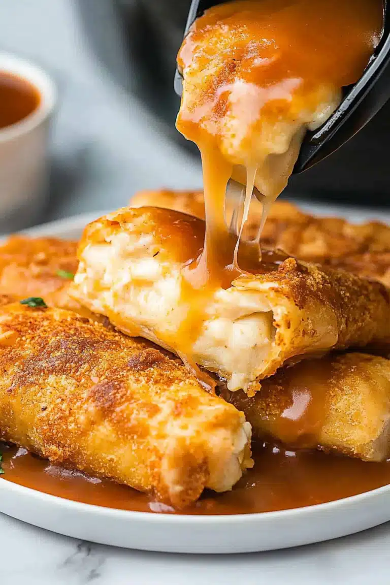 Air Fryer Cheesecake Chimichangas