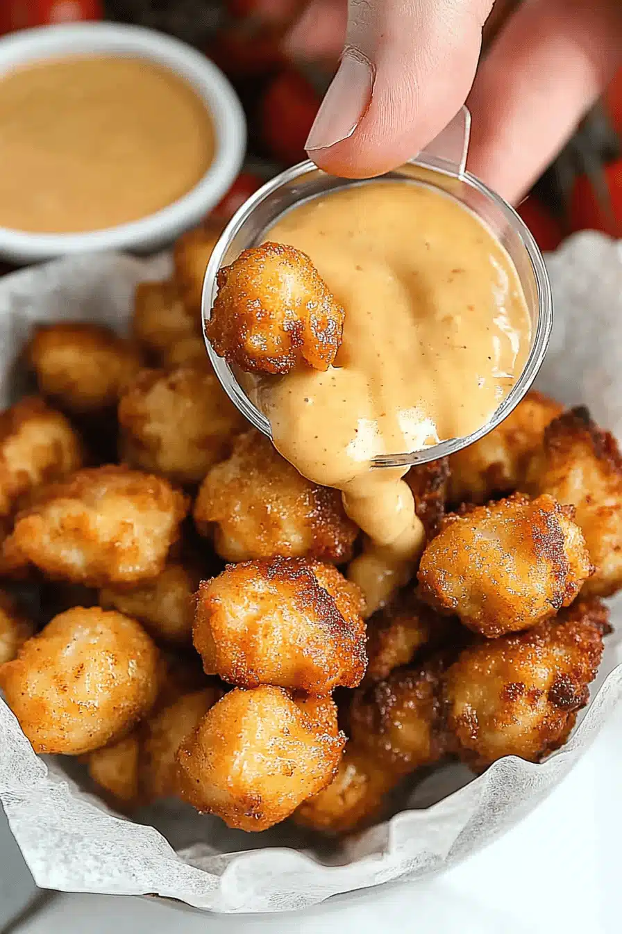 Air Fryer Chick-Fil-A Nuggets Final Dish Presentation