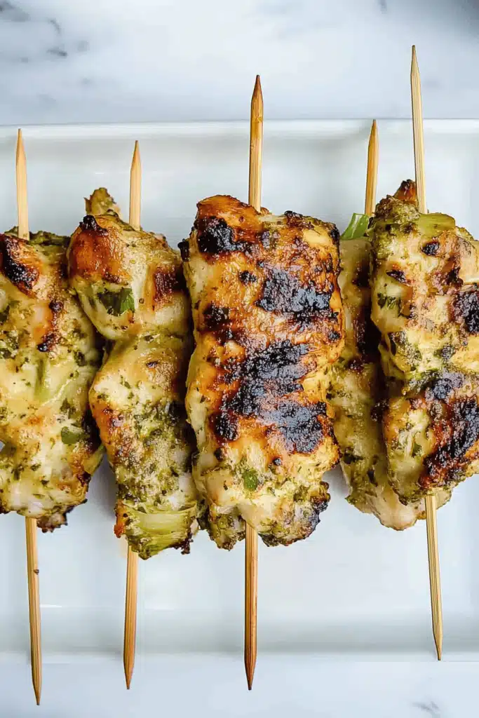 Air Fryer Chicken Skewers