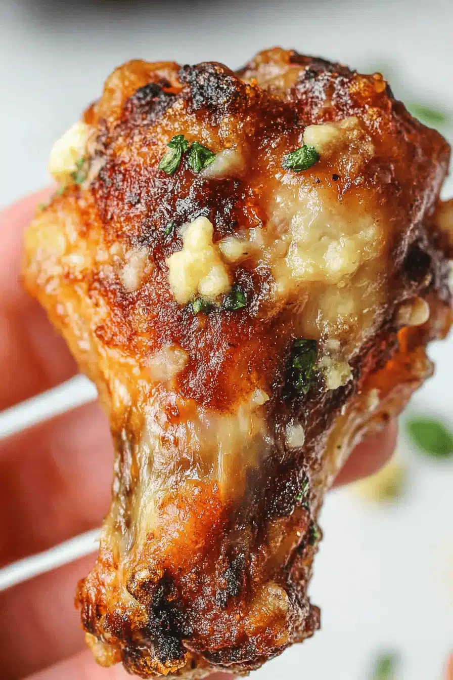 Air Fryer Chicken Wings Final Dish Presentation