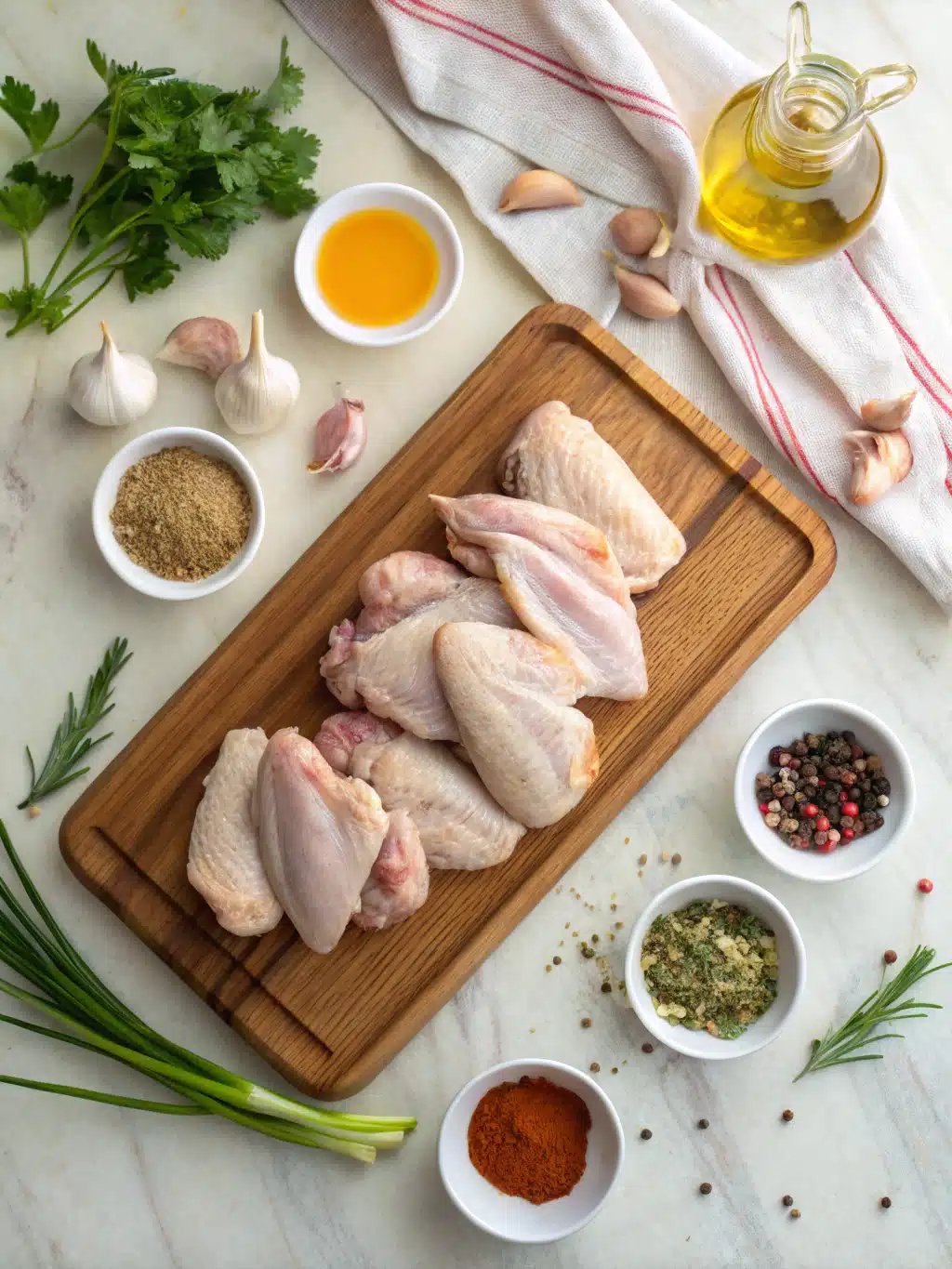 Air Fryer Chicken Wings Recipe ingredients