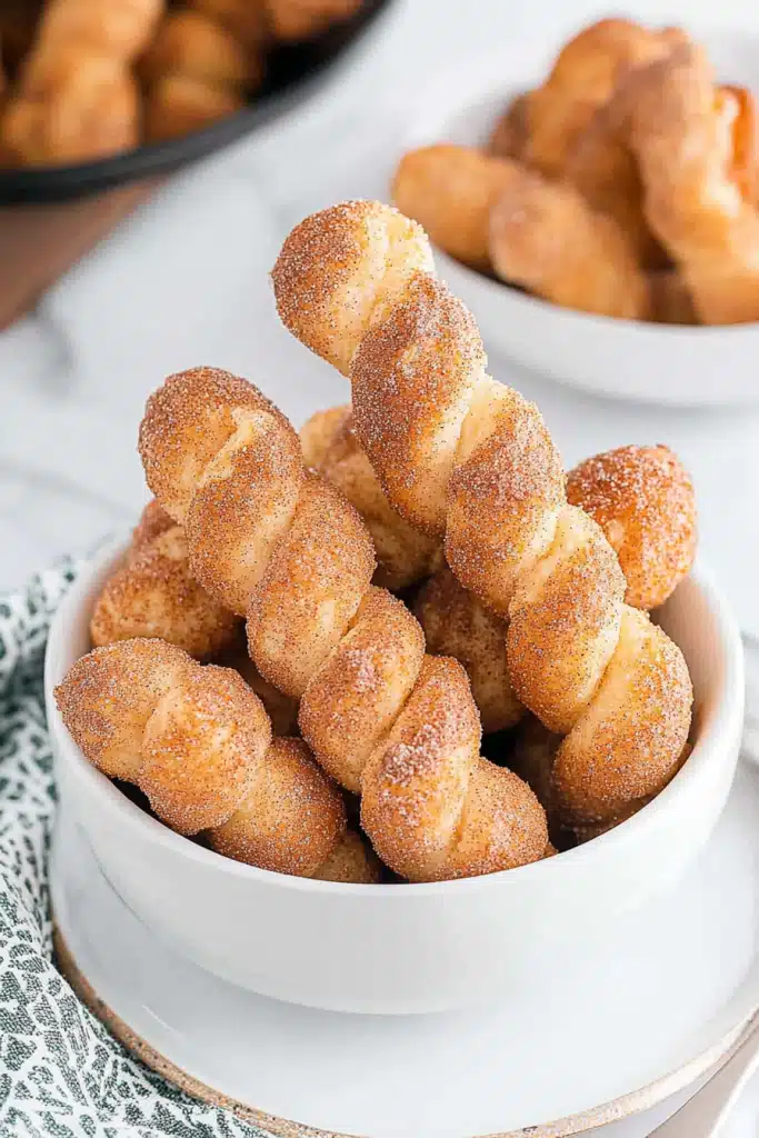 Air Fryer Cinnamon Twists