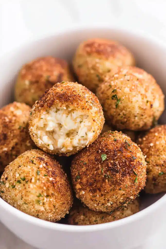 Air Fryer Mozzarella Balls