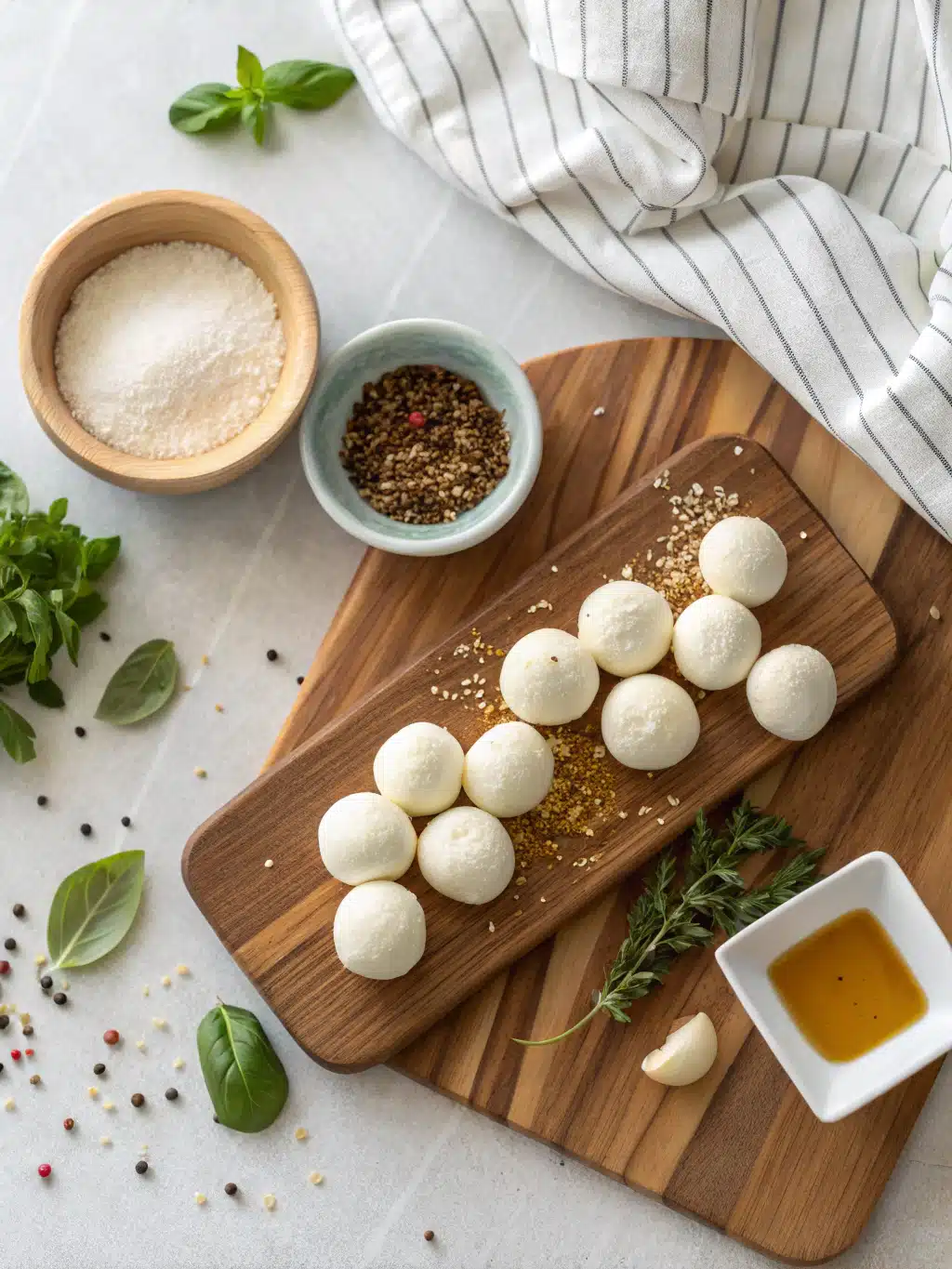 Air Fryer Mozzarella Balls ingredients