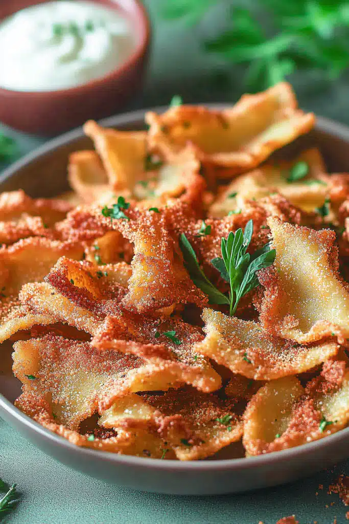 Air Fryer Pasta Chips