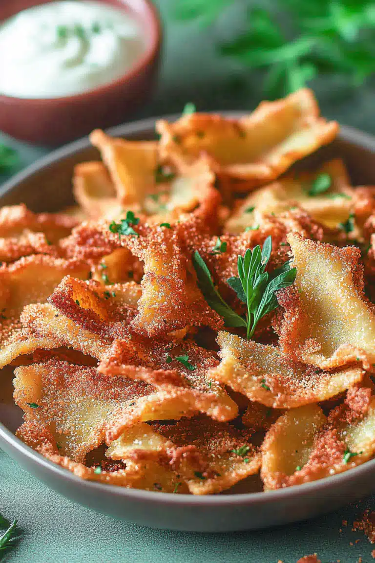 Air Fryer Pasta Chips