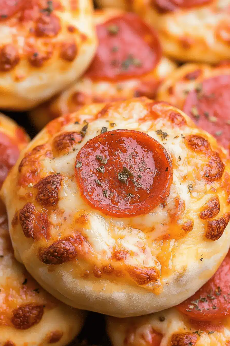 Air Fryer Pizza Buns Final Dish Presentation