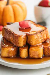 Air Fryer Pumpkin French Toast Sticks