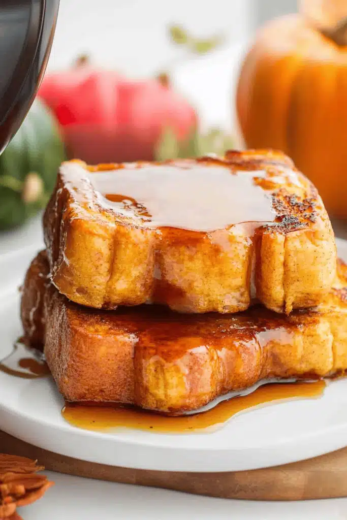 Air Fryer Pumpkin French Toast Sticks