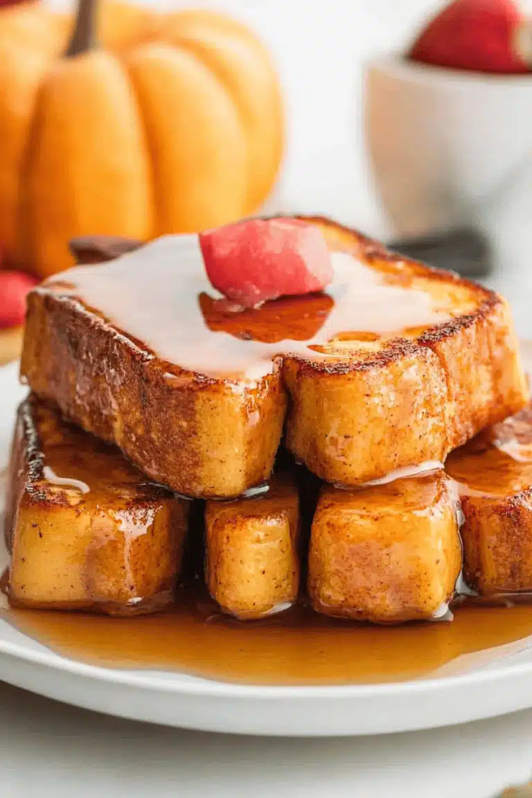 Air Fryer Pumpkin French Toast Sticks