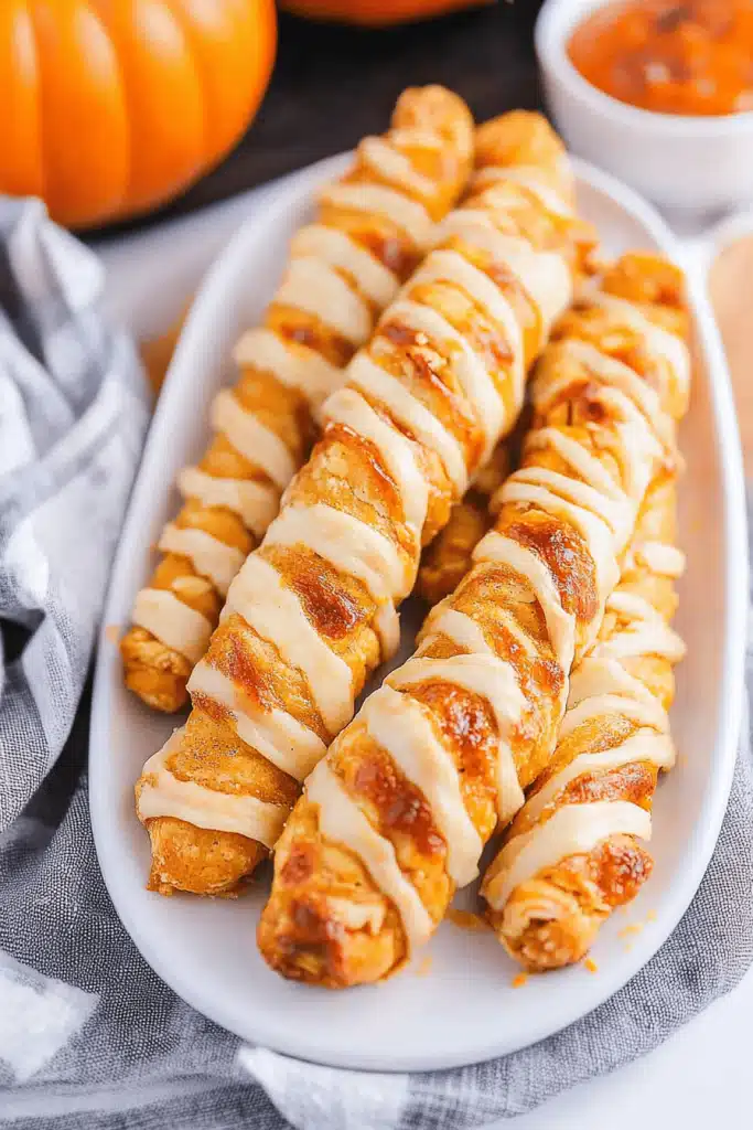 Air Fryer Pumpkin Pie Twists