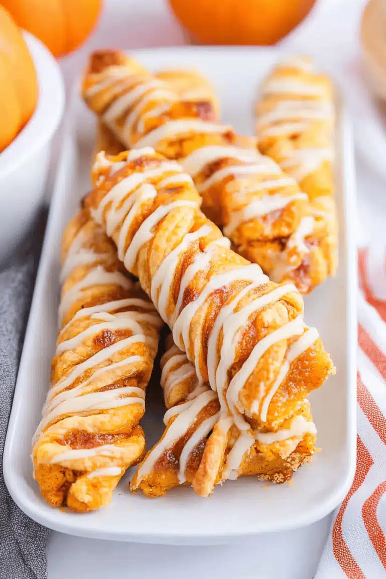 Air Fryer Pumpkin Pie Twists