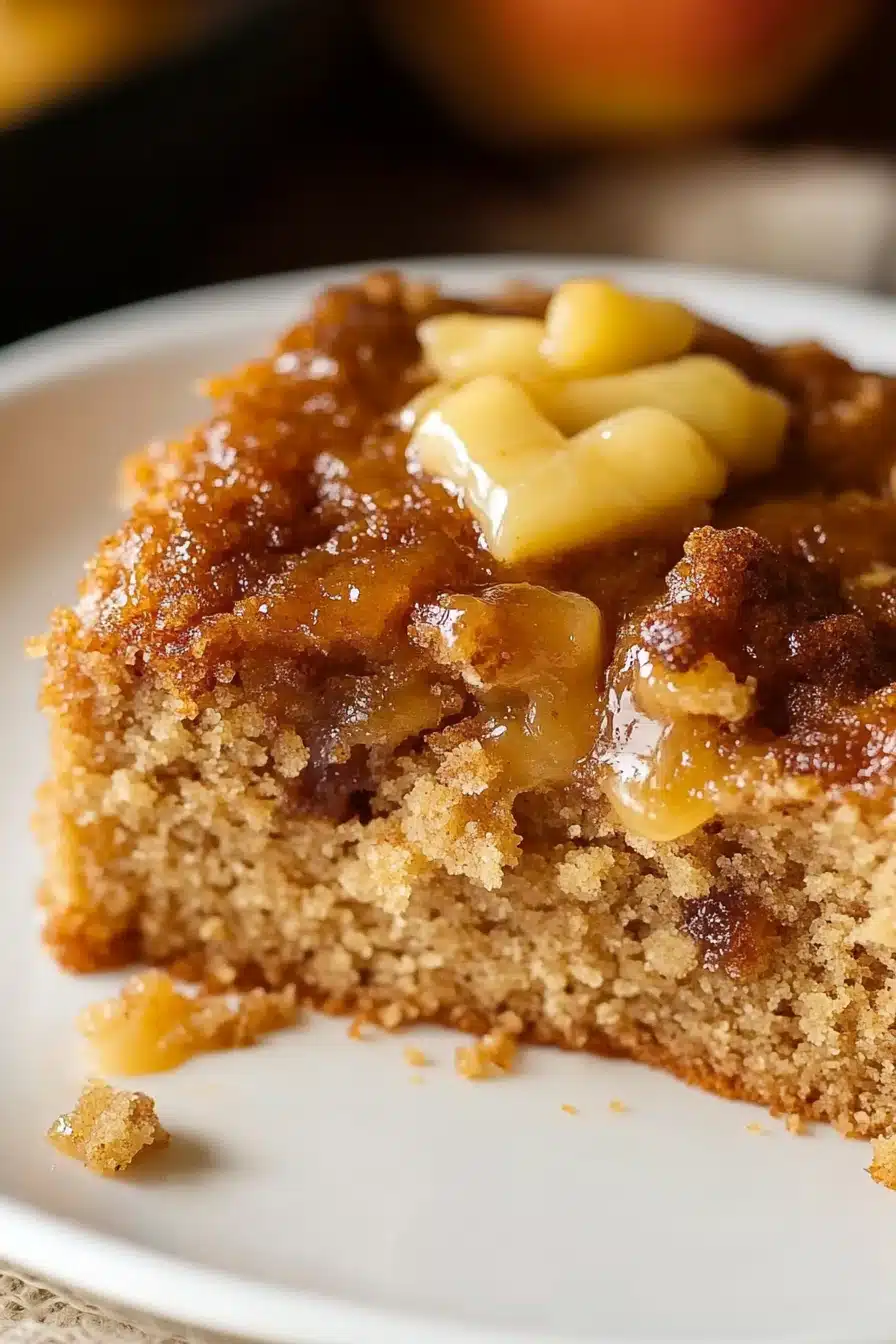 Apple Spice Cake Recipe Final Dish Presentation