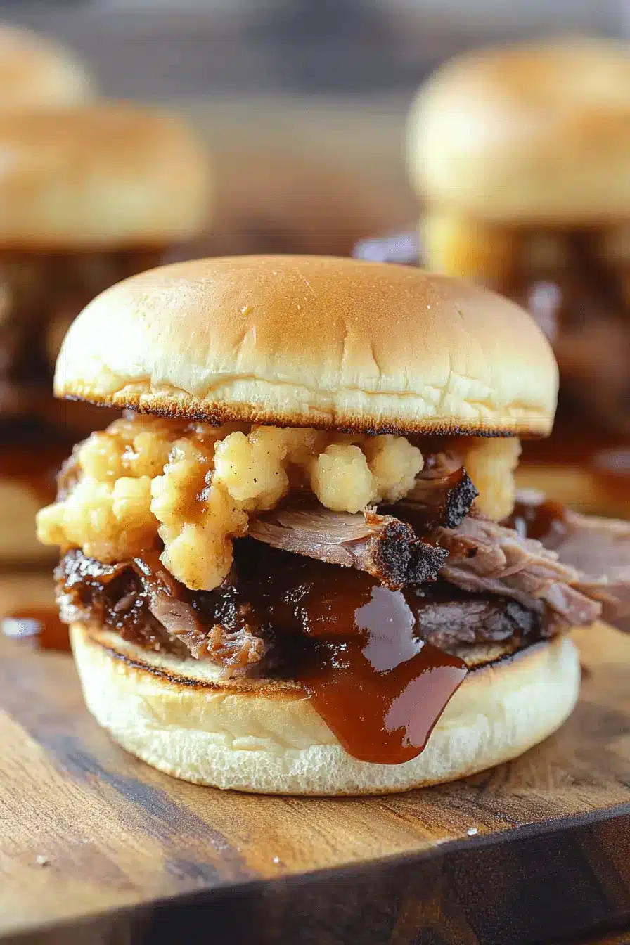 BBQ Brisket Sliders ingredients