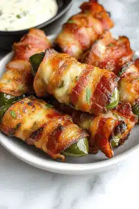 Bacon-Wrapped Jalapeno Poppers