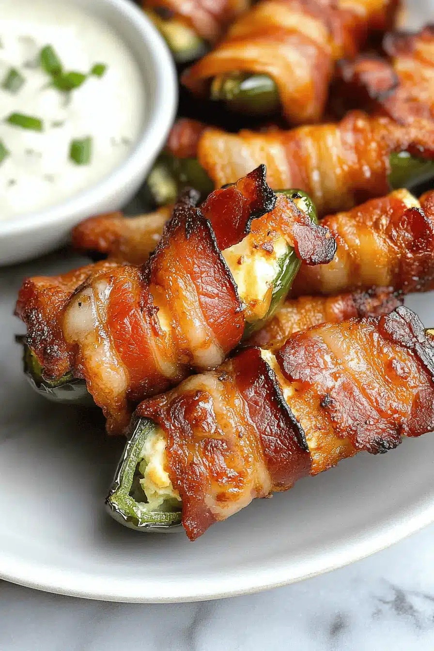 Bacon-Wrapped Jalapeno Poppers Final Dish Presentation