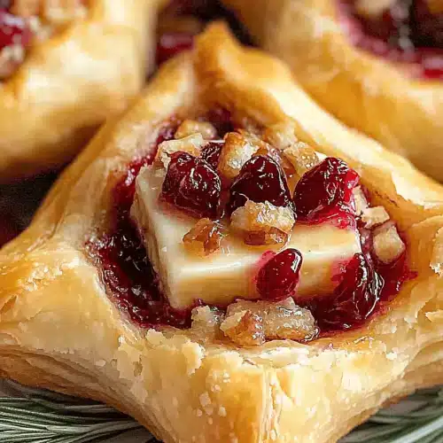 Baked Brie Cranberry Puff Pastry
