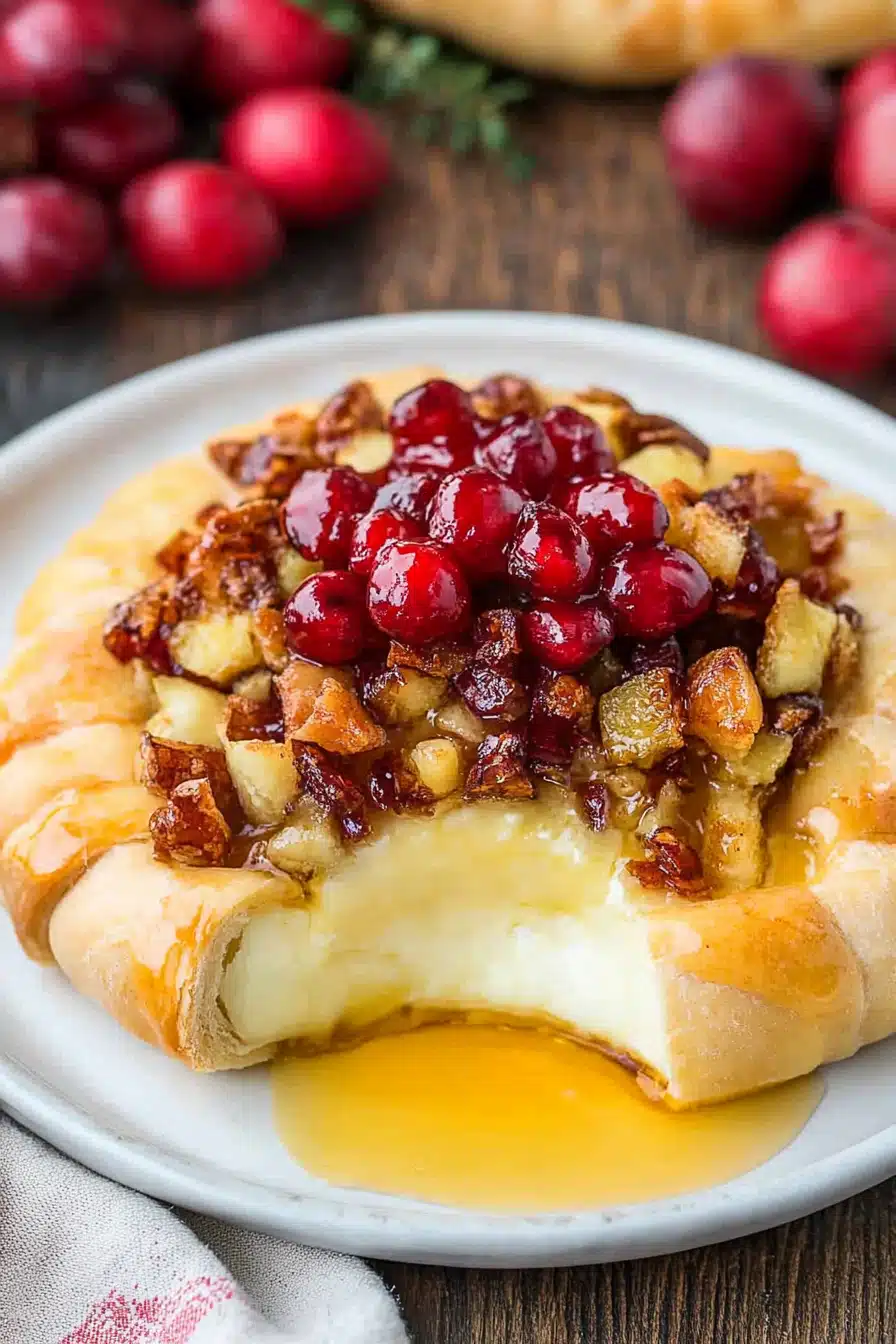 Baked Brie Recipe Final Dish Presentation