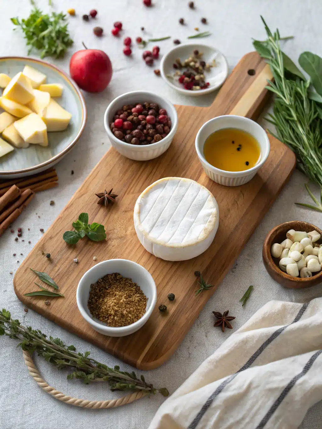 Baked Brie Recipe ingredients