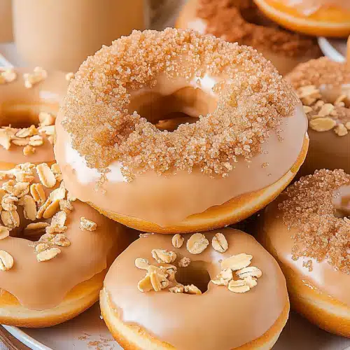 Baked Brown Sugar Glazed Donuts