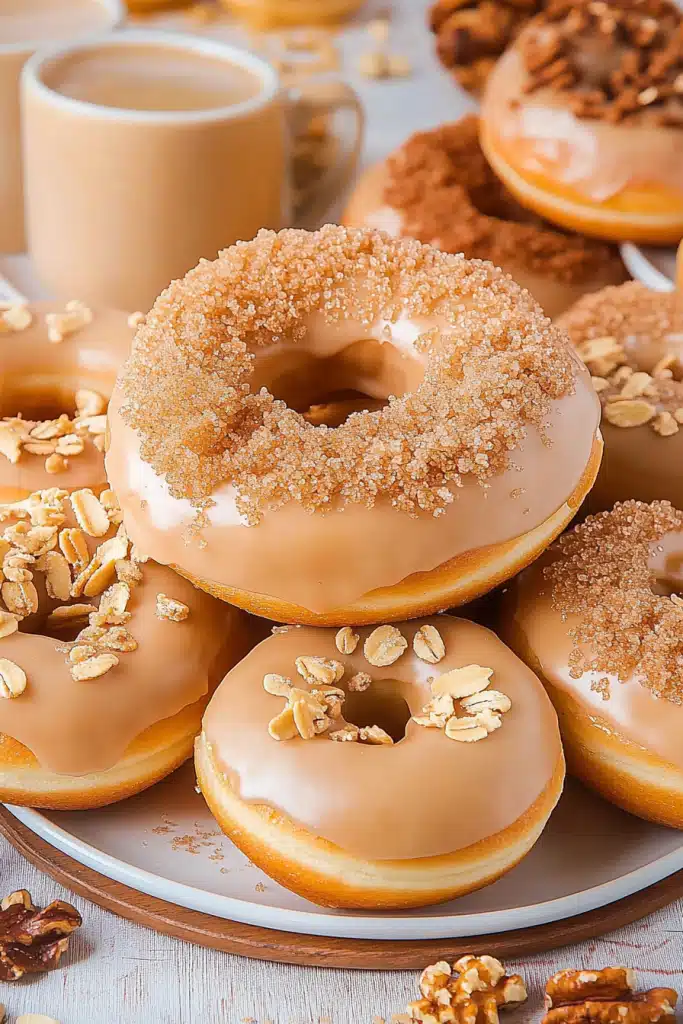 Baked Brown Sugar Glazed Donuts