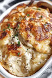 Baked Chicken Alfredo