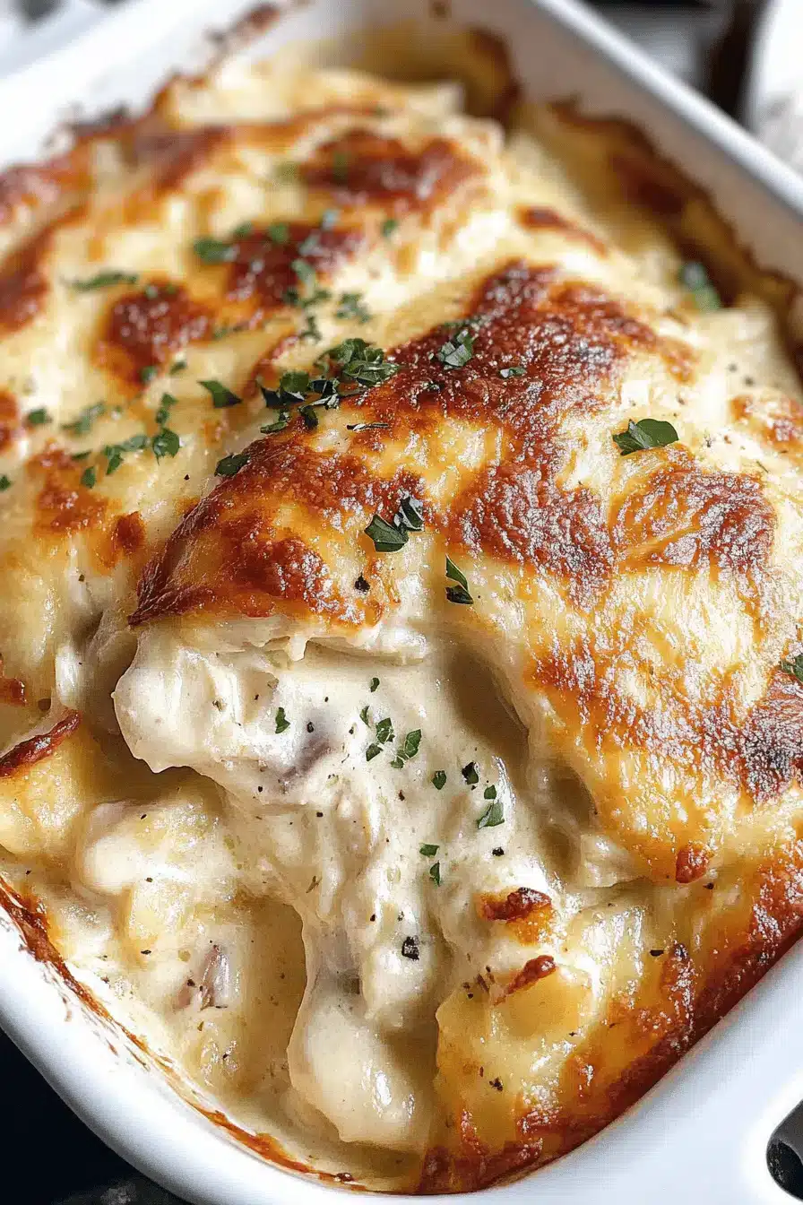 Baked Chicken Alfredo ingredients