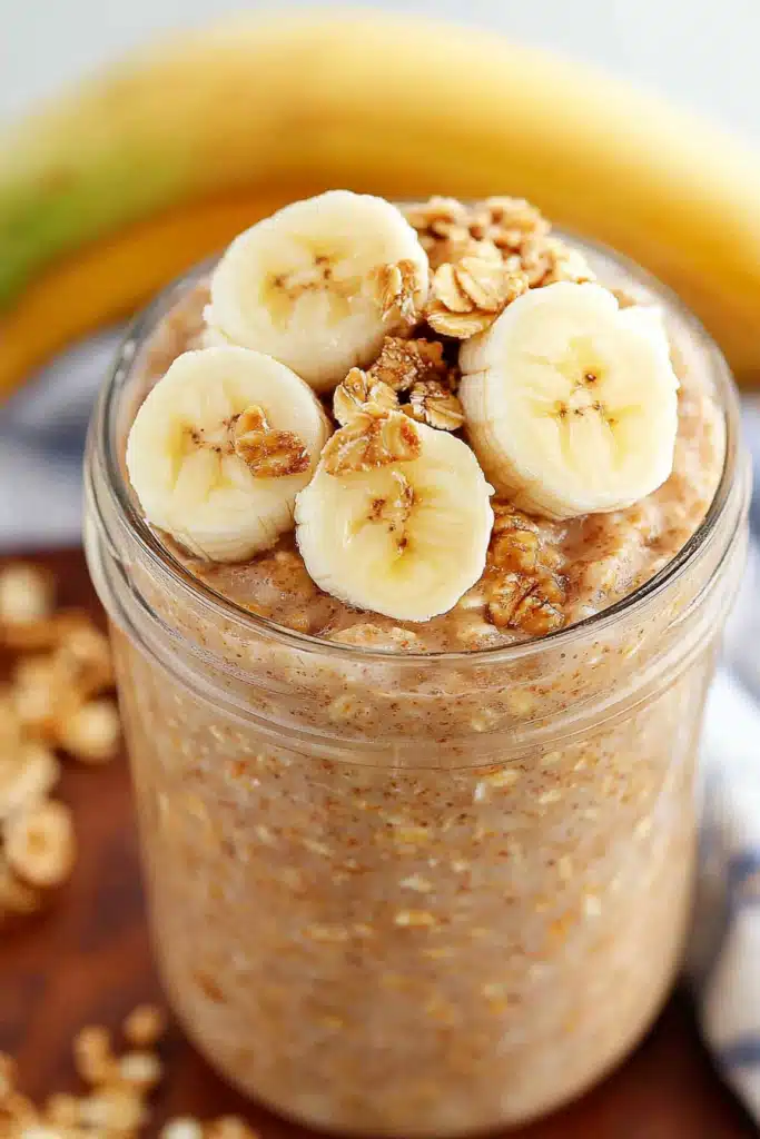 Banana Bread Overnight Oats