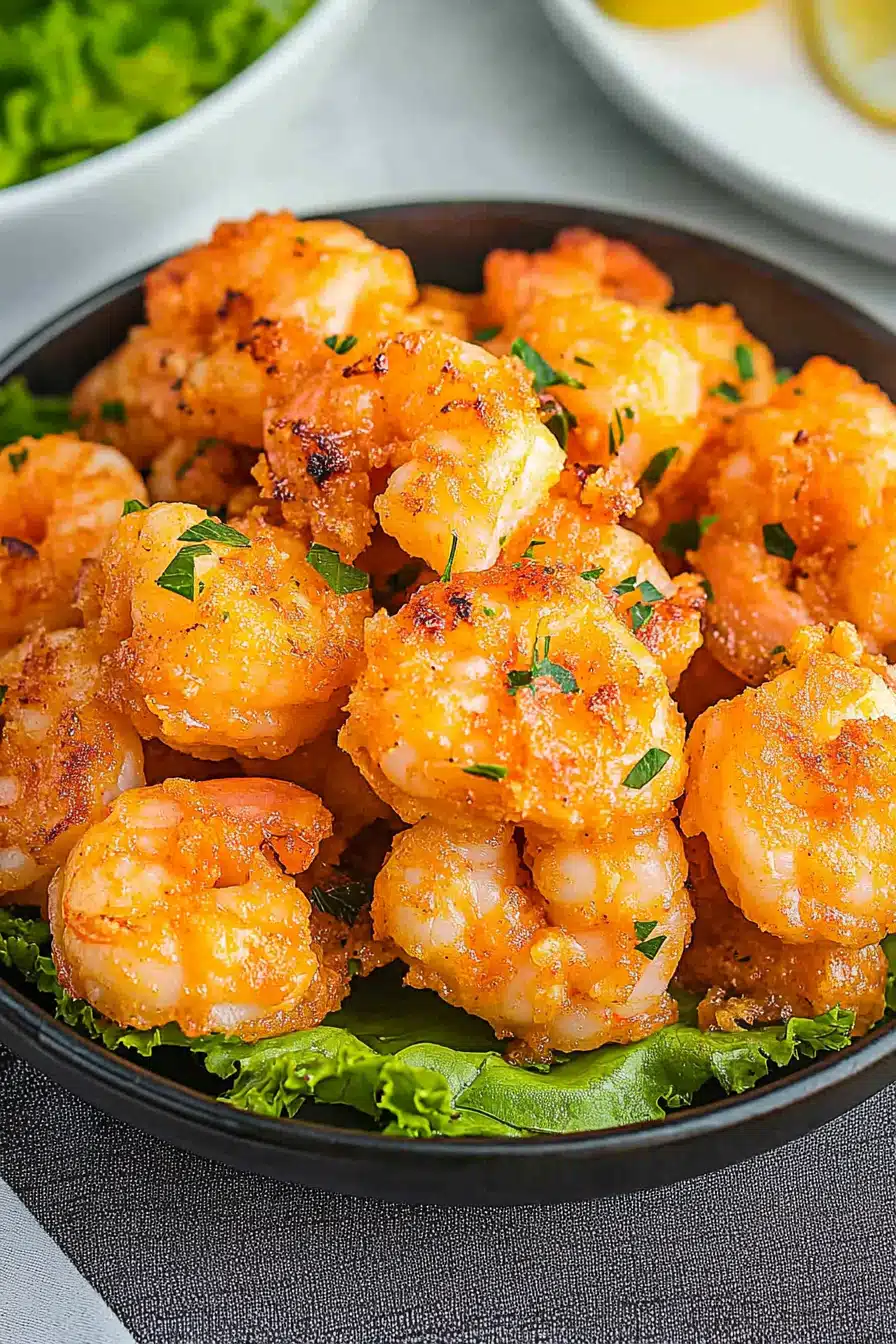 Bang Bang Shrimp Air Fryer Final Dish Presentation