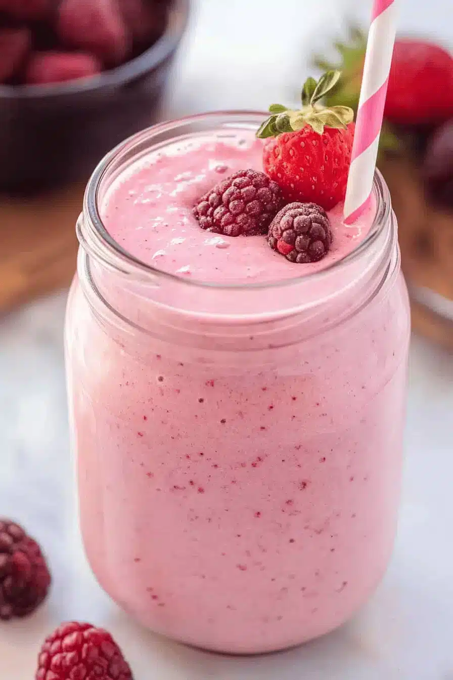 Berry Jam Smoothie ingredients