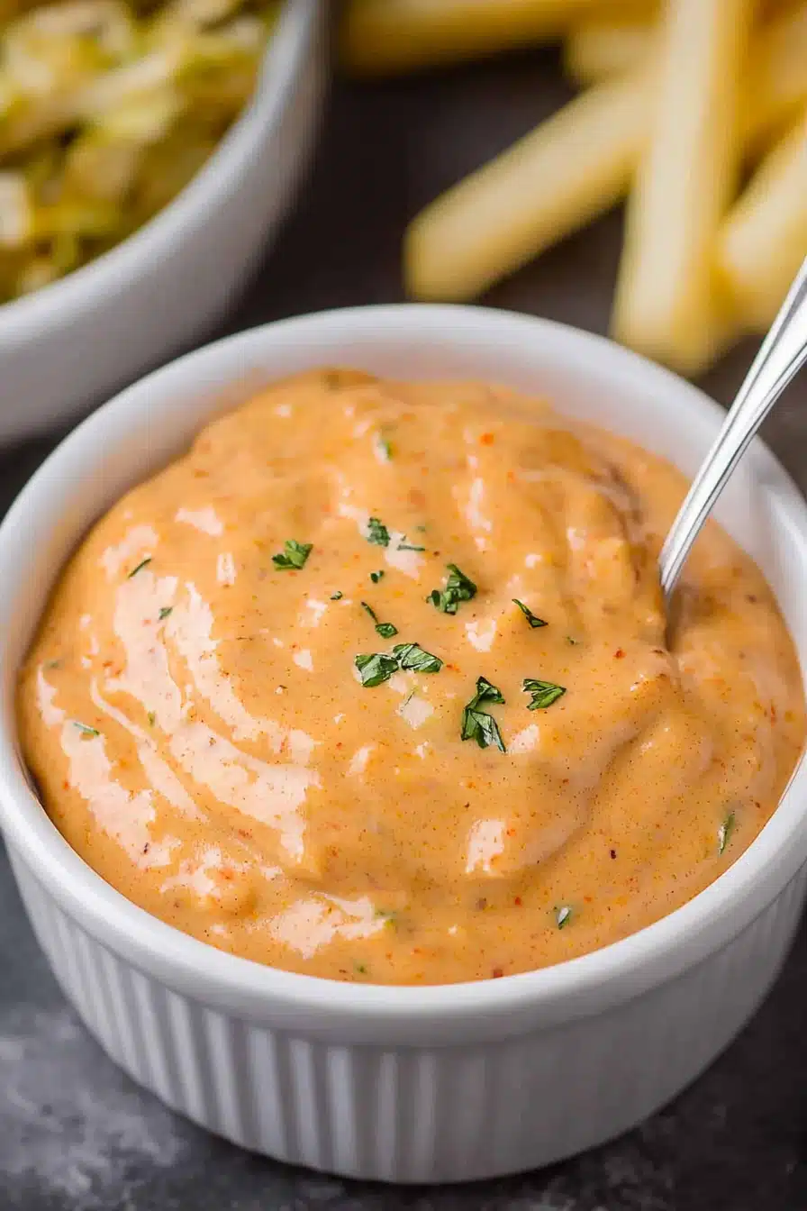Big Mac Sauce Recipe Final Dish Presentation
