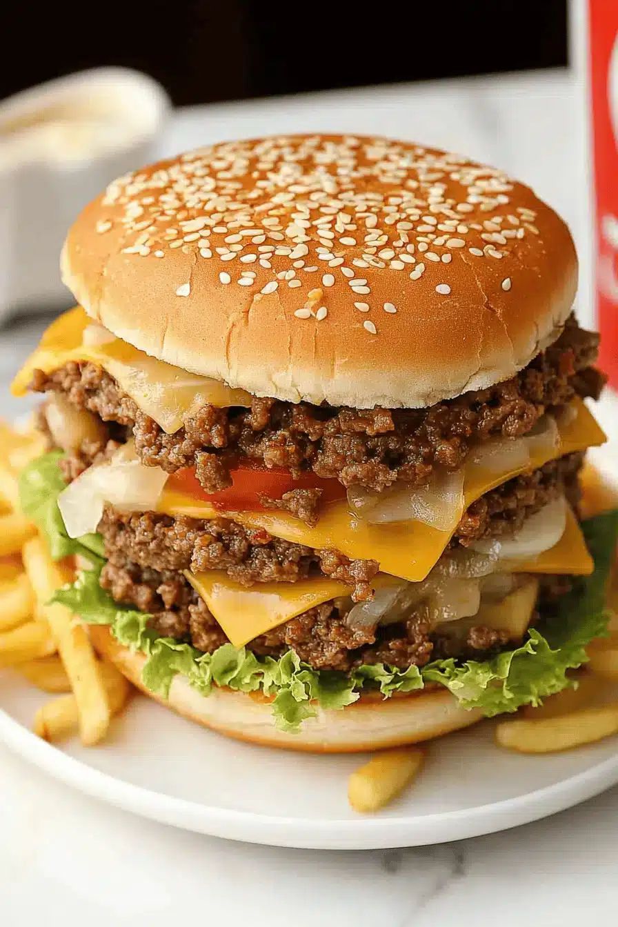Big Mac Sloppy Joes ingredients